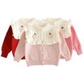KYAIGUO Girls Knit Sweaters Jackets for Toddlers Long Sleeve Small Cardigan Baby Winter Crewneck Sweater Coats Tops 1-5T