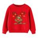 Christmas Kids Child Baby Boys Girls Letter Long Sleeve Cartoon Sweatshirt Tops Xmas Outfit Business Man for Kids