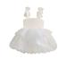 Wallarenear Little Girl Dress Elegant Wedding Tulle Tutu Ball Gown Formal Party Dresses
