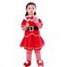 Toddler Boys Outfits Girls Christmas Santa Warm Outwear 5Pc Set Clothes for Boys Size 6-7T