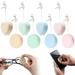 Hcqxnsl 8Pcs Macaron Phone Screen Cleaner Portable Phone Screen Wipe with Lanyard Reusable Computer Screen Glass Cleaner Cloth Decorative Mobile Phone Screen Wipes for Phones Computers Glasses