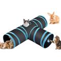 Tunnel Chat Jeu Chat Tunnel Lapin Pet Tunnel Tube Tube Pliable Jouet pour Les Chats Lapins Chiens