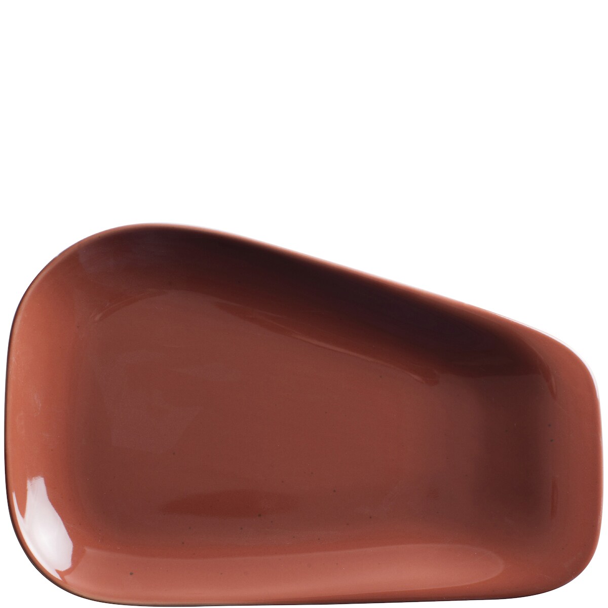 KAHLA 1T3342A93020W Homestyle Platte, midi 27 cm siena red |Rote Servierplatte aus Porzellan Image