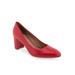 Women's Betsy Pump by Aerosoles in Red Leather (Size 9 M)