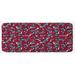 Red 0.1" x 47" L X 19" W Kitchen Mat - East Urban Home Skull Kitchen Mat 0.1 x 19.0 x 47.0 in black/, Polyester | 0.1" H X 47" L X 19" W | Wayfair