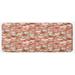 Pink 0.1" x 47" L X 19" W Kitchen Mat - East Urban Home Love Kitchen Mat 0.1 x 19.0 x 47.0 in brown/red, Polyester | 0.1" H X 47" L X 19" W | Wayfair