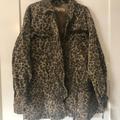 Free People Jackets & Coats | Free People Seize The Day Animal Print Jacket -Oversized | Color: Black | Size: M