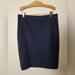 Victoria's Secret Skirts | Body By Victoria Victoria's Secret Navy Blue Pencil Skirt Size 8 | Color: Blue | Size: 8