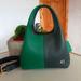Coach Bags | Coach Lana Color Block Pebbled Leather Shoulder Bag 23, Amazon Green | Color: Gold/Green | Size: Os