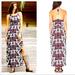 Free People Dresses | Anthropologie Free People Serves You Right Geometric Maxi Dress Size 0 | Color: Brown/Gray | Size: 0