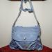 Coach Bags | Coach Baby Blue Canvas Signature Logo Crossbody Bag Read Description | Color: Blue | Size: Os