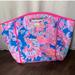 Lilly Pulitzer Bags | Lilly Pulitzer Beach Soft Insulated Cooler Tote Bag Beverage Bucket Crab Shell | Color: Blue/Pink | Size: Os