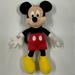 Disney Toys | Disney Parks 13” Mickey Mouse Plush Stuffed Toy | Color: Black/Red | Size: 13"