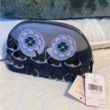 Kate Spade Bags | Collectible Kate Spade Wise Owl Clutch/Cosmetic Bag | Color: Blue/Silver | Size: Os