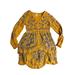 Anthropologie Dresses | Anthropologie Mustard Meadow Rue Lisette Embroidered Dress Size Xs | Color: Purple/Yellow | Size: Xs