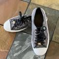 Coach Shoes | Coach Empire Signature Tennis Shoes. Black/Gold. Excellent Condition. | Color: Black/Gray | Size: 7.5