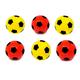 E-Deals 20cm Soft Foam Football - Bundle Pack of 6 - Indoors Outdoors Great Fun Children Kids Adults (06# PACK OF 3 RED + 3 YELLOW)