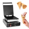 Electric Waffle Cone Maker Stainless Steel- Nonstick Mold For Homemade Ice Cream Cone Baking Pan- Commercial Ice Cream Cone Maker, For House & Commercial Use