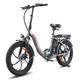 Fafrees Electric Bikes for Adults, 20" Folding Electric Bike Electric Bicycle with 36V 18AH Battery with Shimano 7 Gears for City Mountain Snow, F20 Pro Grey