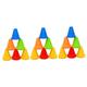 Sosoport 150 Pcs Horn Cone Obstacle Skating Obstacle Soccer Practice Cones Football Cones Roller Skating Practice Cones Football Marker Cones Soccer Red Football Trumpet Windproof