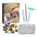 Gem Digging Kit for Kid, Luminous Stem Projects for Kids, Science Kit for Kids, STEM Education for Kids, Fun Rock Mining Science Activity Gift Sets for Girls and Boys (D)