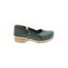 Dansko Mule/Clog: Teal Solid Shoes - Women's Size 41 - Round Toe