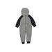 Carter's Long Sleeve Outfit: Gray Color Block Bottoms - Size 12 Month