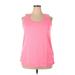 Just My Women's Size Active Tank Top: Pink Activewear - Women's Size 2X Plus