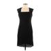 Adrianna Papell Cocktail Dress - Sheath: Black Dresses - Women's Size 8