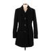 London Fog Wool Coat: Black Jackets & Outerwear - Women's Size Medium