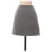 J.Crew Casual Skirt: Gray Marled Bottoms - Women's Size 4