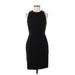 Carmen Carmen Marc Valvo Casual Dress - Sheath: Black Marled Dresses - Women's Size 4
