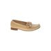 Stuart Weitzman Flats: Tan Solid Shoes - Women's Size 7 1/2 - Almond Toe