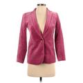 J.Crew Blazer Jacket: Pink Jackets & Outerwear - Women's Size 00 Petite