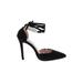 Heels: Pumps Stilleto Cocktail Party Black Solid Shoes - Women's Size 40 - Pointed Toe