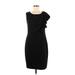 Banana Republic Cocktail Dress - Sheath: Black Solid Dresses - Women's Size 8