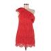 Cupcakes & Cashmere Casual Dress: Red Dresses - Women's Size Medium