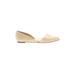 J.Crew Factory Store Flats: Ivory Solid Shoes - Women's Size 8 1/2