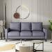 Modern Fabric Loveseat and Sofa Set with Removable Cushions, Comfortable Support, and Storage Box Included