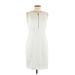 Calvin Klein Casual Dress - Shift: Ivory Dresses - Women's Size 8