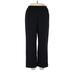 Alfred Dunner Casual Pants - High Rise: Black Bottoms - Women's Size 14