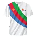 T-shirt bandiera eritreo t-shirt Country t-shirt bandiera eritreo t-shirt oversize stampata in 3D da