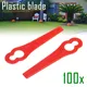 100Pcs Grass Trimmer Blades Spare Part Replacement Lawn Mower Cutting Blades Cutter Tool for Bosch