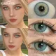 EYESHARE 1Pair New Colored Contact Lenses for Eyes Natural Contact Lenses Blue Eye Lenses Gray