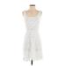 LC Lauren Conrad Casual Dress: White Dresses - Women's Size 4