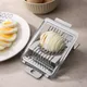 Egg Slicer Cutter Hard Boiled Eggs Stainless steel Egg Cutter Mini Manual Egg Slicer for Egg Ham