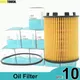 73500049 QTY 10 Oil Filter For Fiat 500 / 595 / 695 Bravo Grande Punto Ford Ka Opel Agila Suzuki