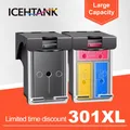 ICEHTANK-Cartouche d'encre 301XL pour tous les jours compatible avec HP 301 pour Gardens 301