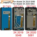 Écran tactile LCD pour Alcatel 3X 2020 5061 5061K 50Également U 2019 3X 5048 5048Y 5048A