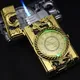 Luxury Gold Watch Lighter Flash Turbo Butane Gas Windproof Lighter Cigar Cigarette Metal Lighter